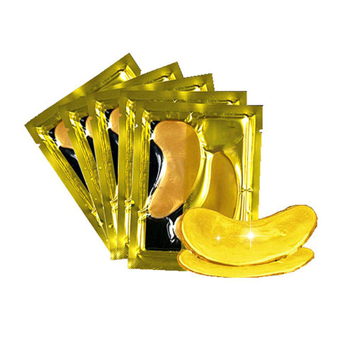 10Pcs Gold Crystal Collagen Eye Mask Anti-Aging Eye Patches Eye Care Eliminates Dark Circles And Fine Lines Gel Eye Mask Beauty